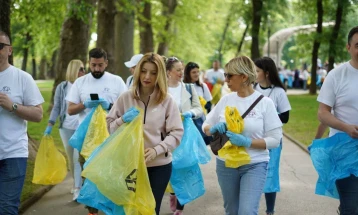 Arsovska-Tiganj në aksionin ekologjik: Qyteti i Shkupit me nismë për mjedis jetësor më të pastër