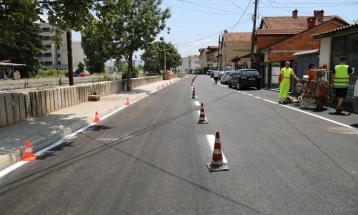 Përfundon rikonstruksioni i rrugës “Sami Frashëri” në Tetovë
