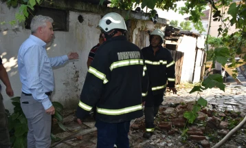 Autoritetet e qytetit do t'u ndihmojnë familjeve të Prilepit me shtëpitë e djegura, është hapur thirrja për ndihmë