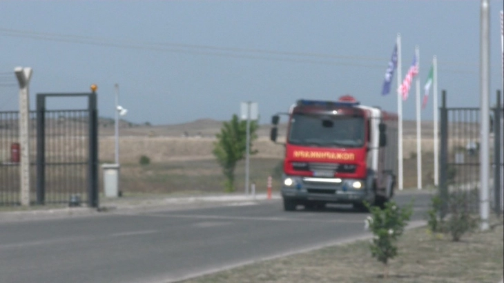 Zjarr në një fabrikë në ZZHTI- Shtip, dy persona kanë marrë lëndime trupore