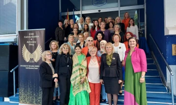 Klubi Global i grave G-100 viziton Shkupin