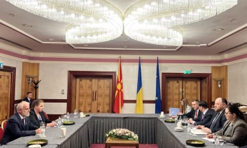 Takim i Xhaferit me kryetarin e Radës Supreme të Ukrainës, Stefançuk