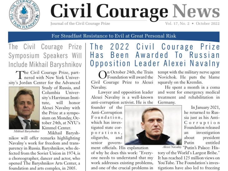 Navallni e mori çmimin për guxim qytetar të fondacionit njujorkez 