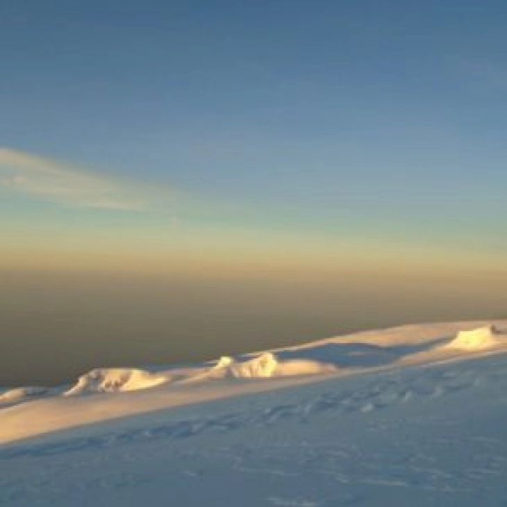 Reaching the snows of Kilimanjaro