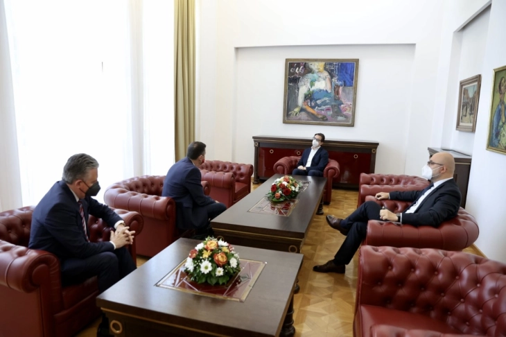President Pendarovski bids farewell to outgoing Israeli Ambassador Oryan
