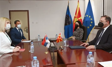 Spasovski – Jovanović:  Excellent cooperation between North Macedonia, Serbia