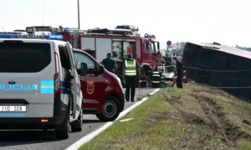 Bus driver arrested after ten killed in crash in Croatia