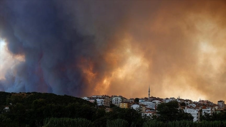 Three killed as fires rage on Turkey's Mediterranean coast