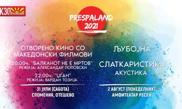 Macedonian films, Ljubojna, Slatkaristika at 2021 Prespaland festival