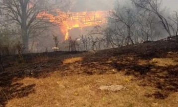 Evacuation under way in fire-hit regions in eastern North Macedonia