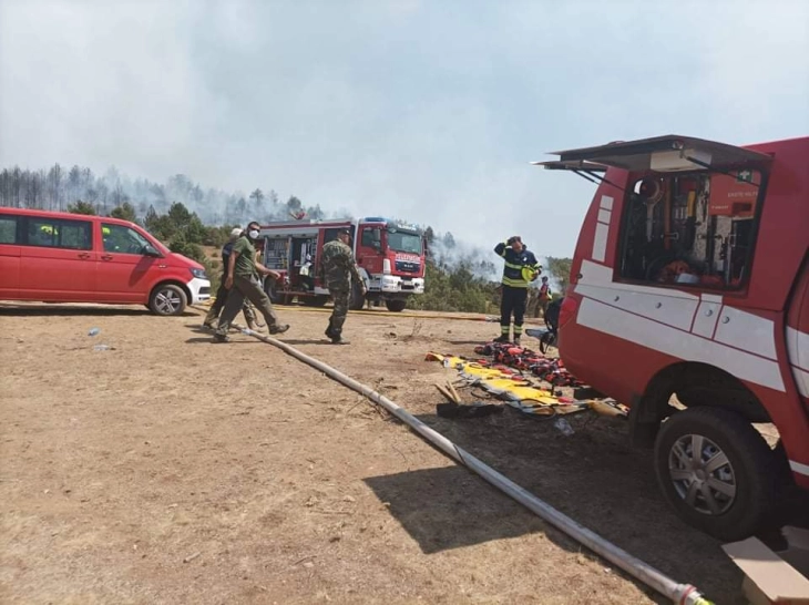 Budinarci wildfire put out