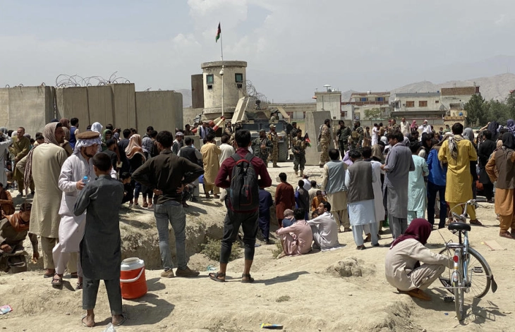 Seven Afghans killed in Kabul airport chaos, says British ministry