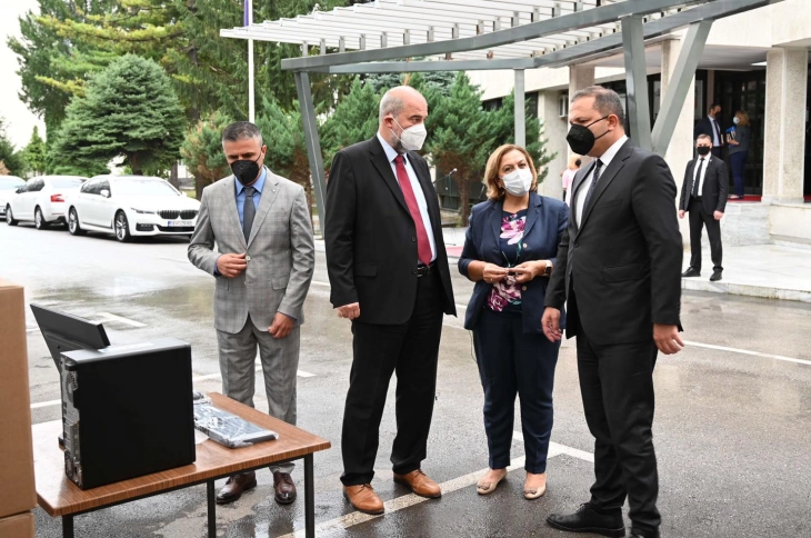 UNDP, German Embassy donate computer equipment for more effective SALW control to MoI