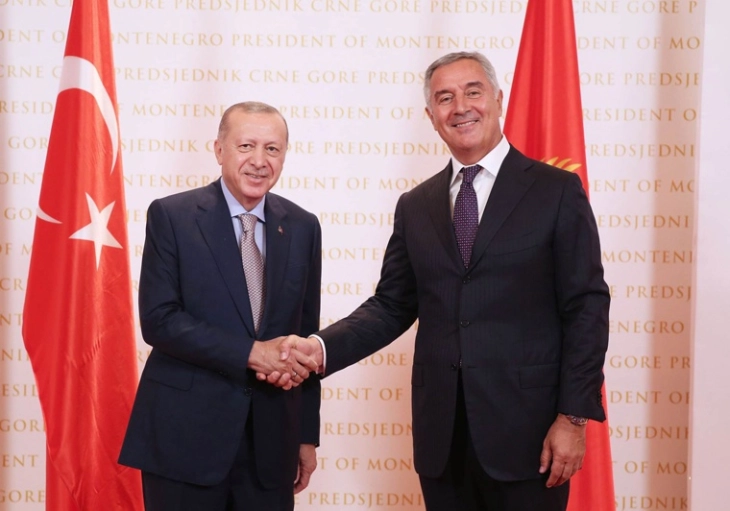 Two presidents say Montenegro-Turkey relations are friendly