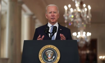 Day after withdrawal, Biden defends ending Afghan 'forever war'