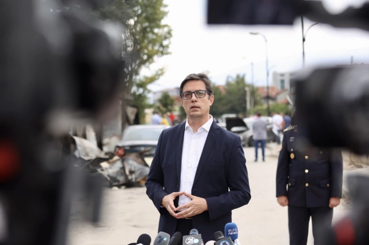 Pendarovski: No indications so far that Tetovo fire was intentional