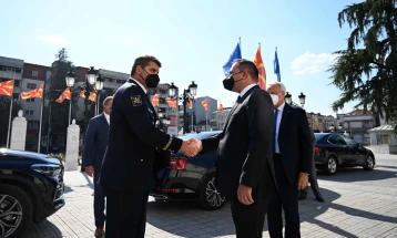 MoI Spasovski meets Czech Deputy Minister Nováček