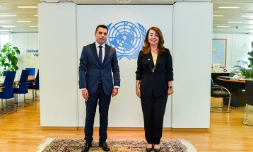 Deputy PM Nikolovski meets UNODC Executive Director Waly