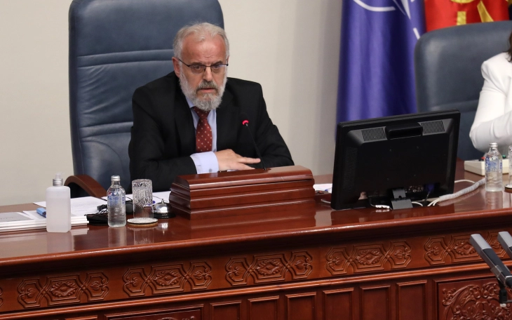Speaker: Motion on inquiry committee to probe Tetovo hospital fire ‘not in line with Constitution’