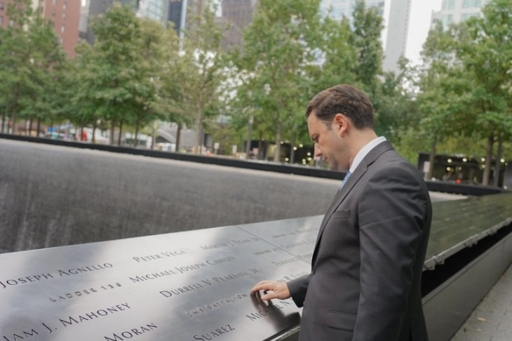 FM Osmani pays tribute to 9/11 victims at memorial site in New York