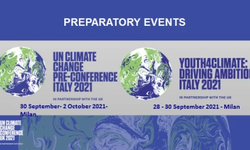 North Macedonia to be represented at Youth4Climate event in Milan