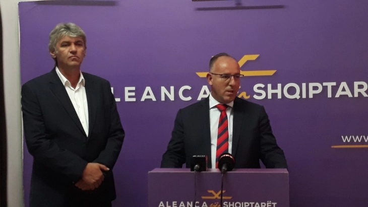 Alliance for Albanians opens election HQ in Tetovo on start of campaign