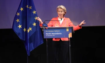 Von der Leyen: N. Macedonia made outstanding progress, EU should deliver now
