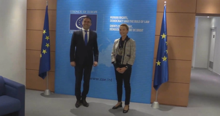 Deputy PM Dimitrov meets Council of Europe high officials in Strasbourg