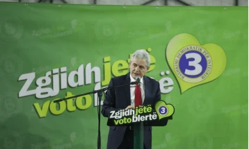 Support the Green Agenda that means a better life, Ahmeti tells Butel rally