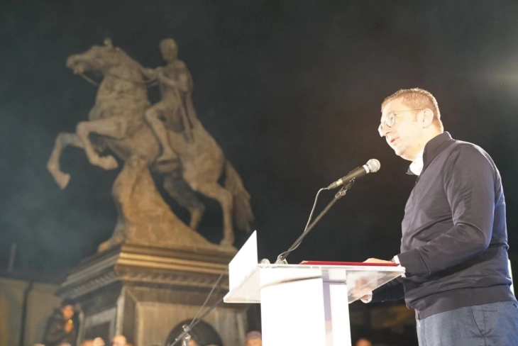 Citizens should go to the polls and vote for change, Mickoski tells rally in Bitola