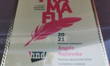 MIA’s reporter wins award at international festival in Croatia