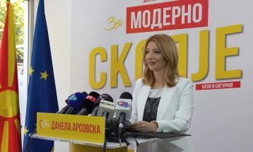 Arsovska: Entering runoff with significant advantage, time for modern Skopje