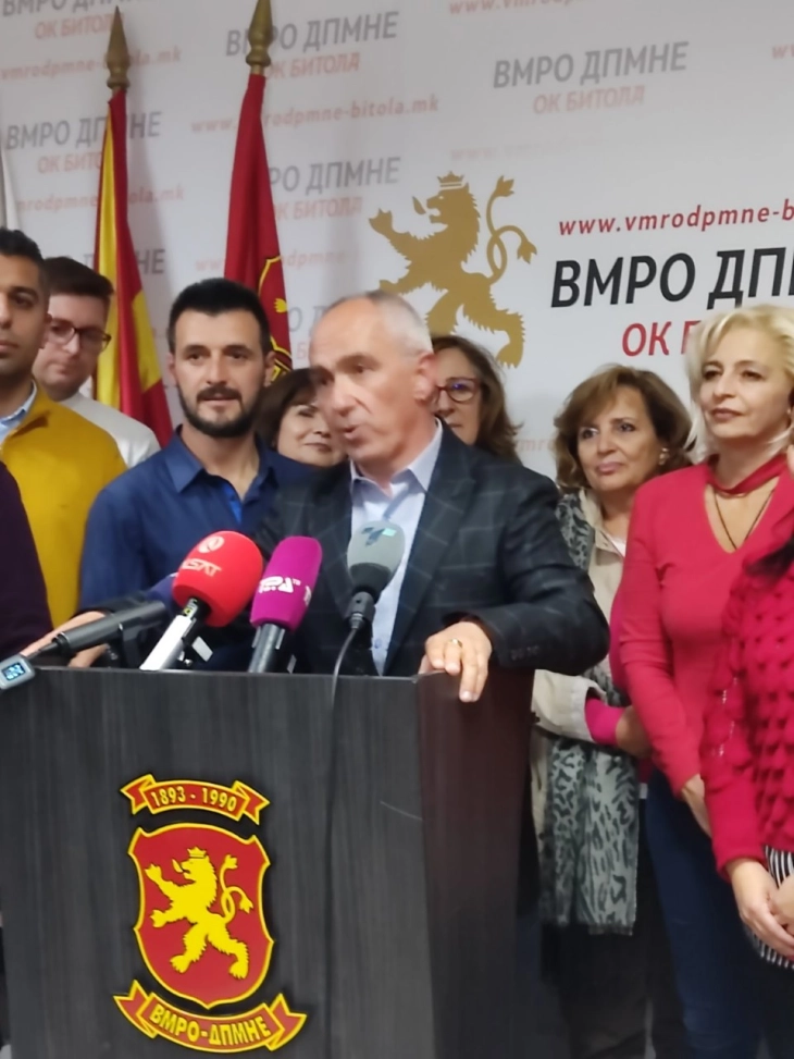 Bitola elected VMRO-DPMNE’s Konjanovski as new mayor