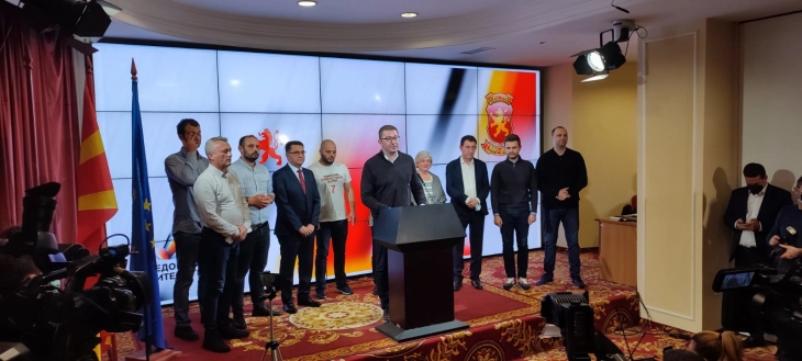 Mickoski: Convincing victory, changes begin for a better Macedonia