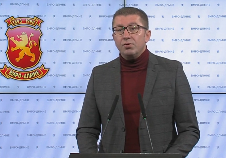 Prespa Agreement is reality we don’t like, institutional problems if not respected, says VMRO-DPMNE leader