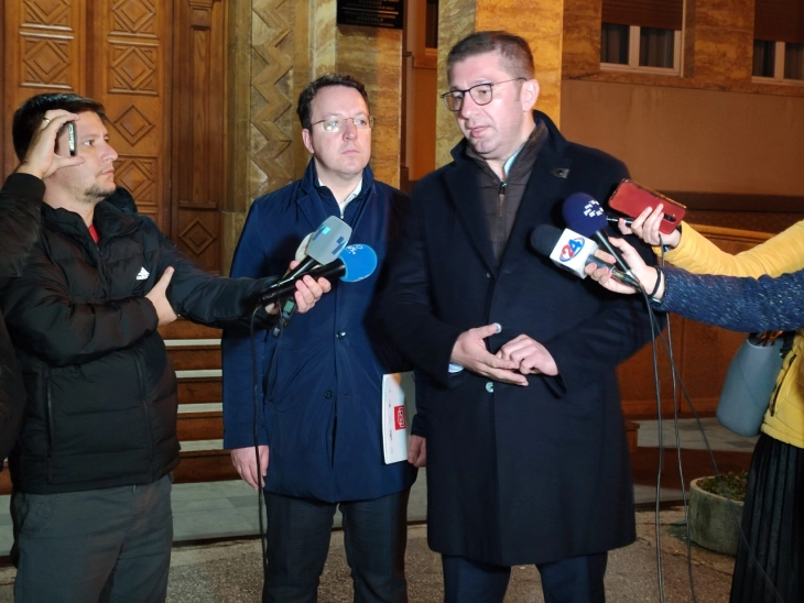 Mickoski says motion for Government no-confidence vote to be filed if Zaev doesn’t resign