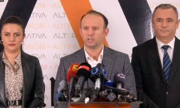 Gashi: Apasiev withdraws from list of signatories, Alternativa MPs to support no-confidence vote