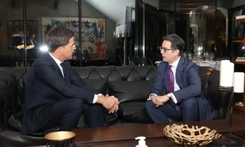 Pendarovski-Rutte: Unblocking Euro-integration process is test of enlargement policy’s credibility