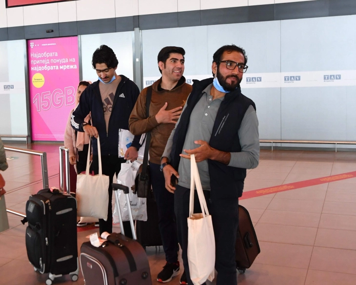 Four Afghan reporters arrive in North Macedonia for temporary stay