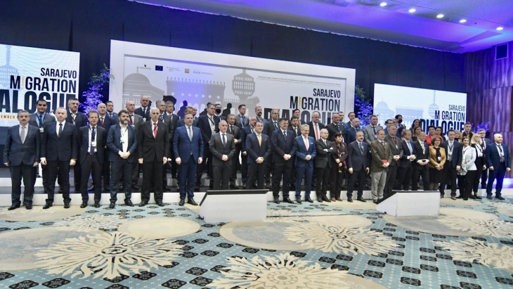 Identification of illegal migrants is crucial, MoI Spasovski tells Sarajevo conference