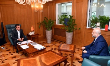 PM Zaev meets MP Rexhepi to discuss country’s European course