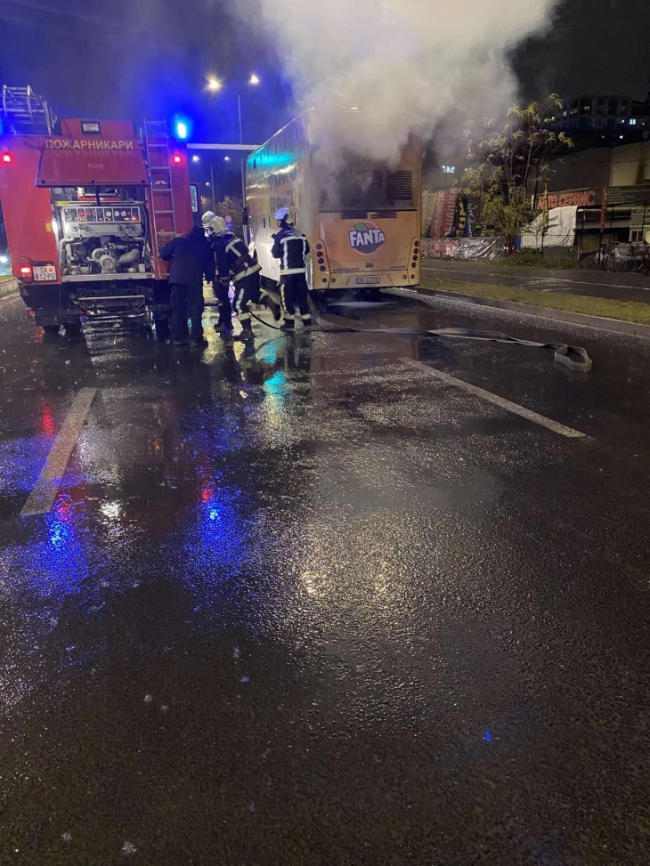 JSP bus catches fire, no injuries reported
