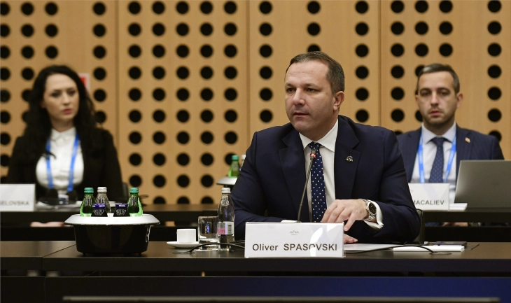 Minister Spasovski: To address global security challenges requires efficient international cooperation 