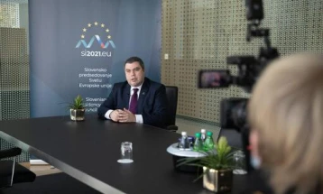 Sooner start of EU talks in everyone’s interest, Marichikj tells RTV Slovenia