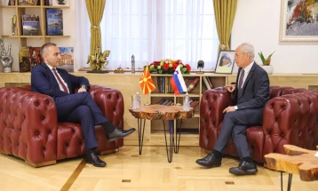 First Deputy PM Grubi meets Slovenian Ambassador Predan