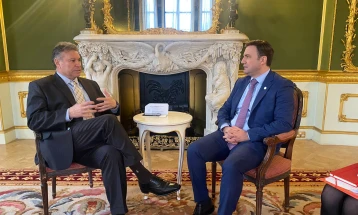 Osmani thanks Escobar on U.S. strong support for start of EU accession talks