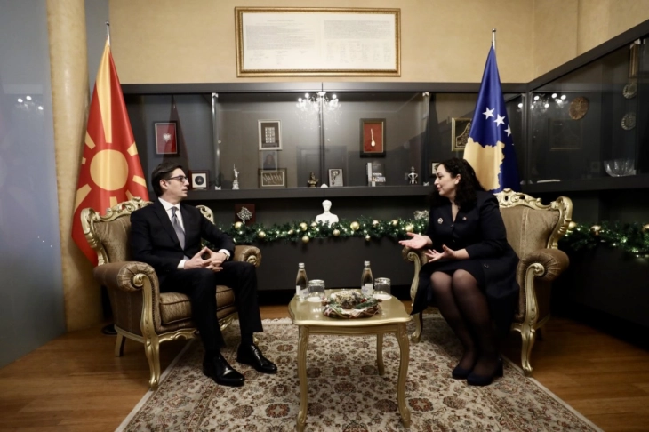 North Macedonia prepared to share EU, NATO integration experiences with Kosovo, says President Pendarovski