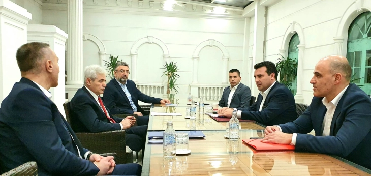 Zaev, Ahmeti and Kovachevski agree government’s full EU integration commitment