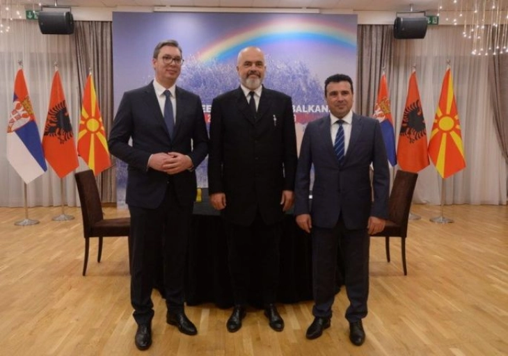 Zaev, Vucic, Rama seek Berlin support for Open Balkan