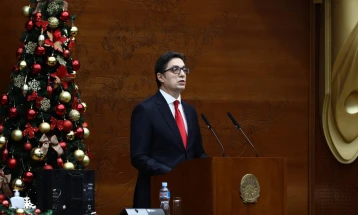 President Pendarovski calls for full respect of rule of law in annual Parliament address